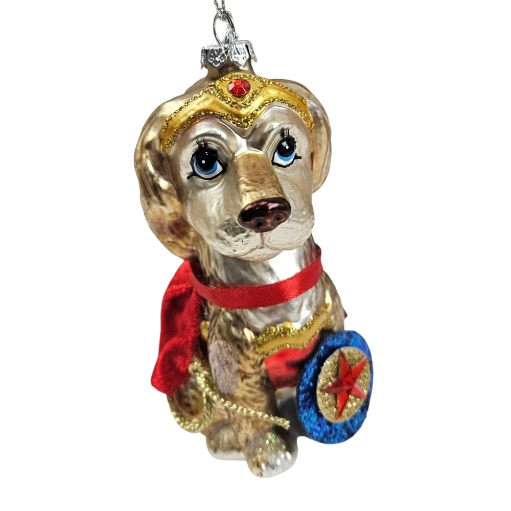 Wonder Dog Ornament Christmas Tree Decoration Holiday Decor Cute